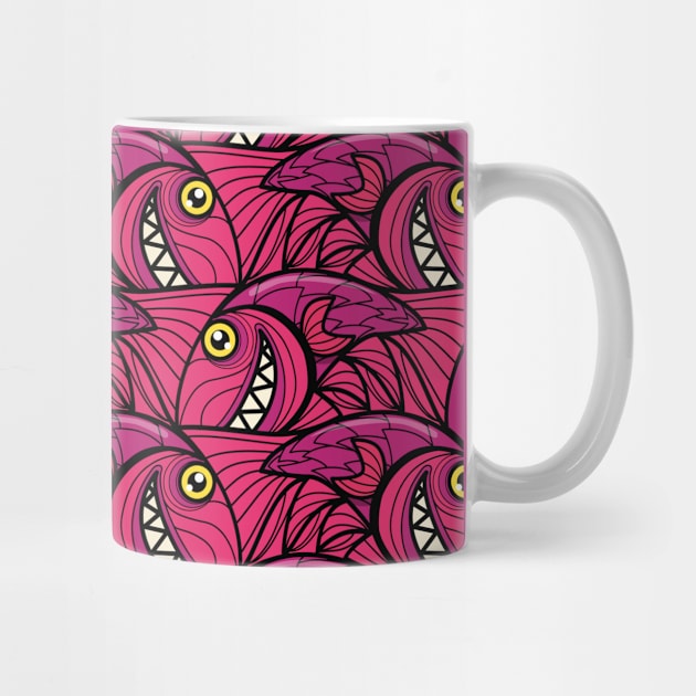 Escher fish pattern V by Maxsomma